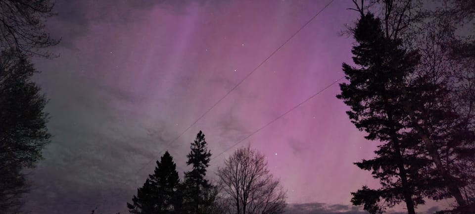 Northern lights seen at The Guest House