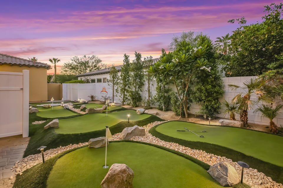 SIX hole mini golf course