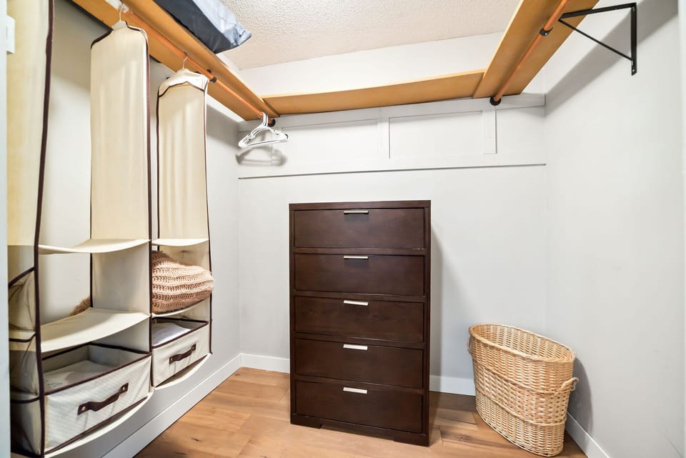 Large walk-in closet