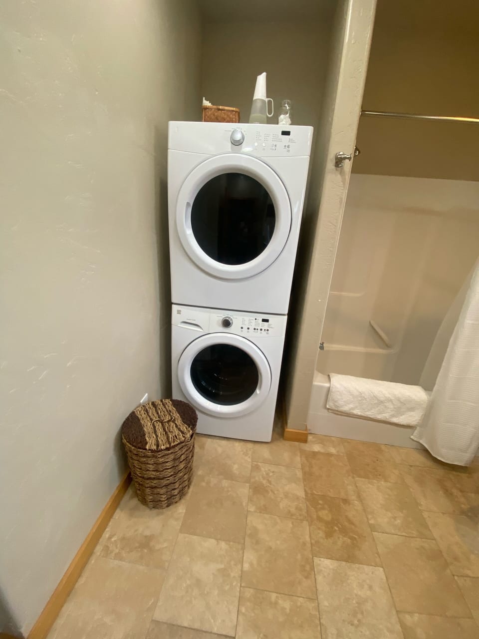 Washer and Dryer. 