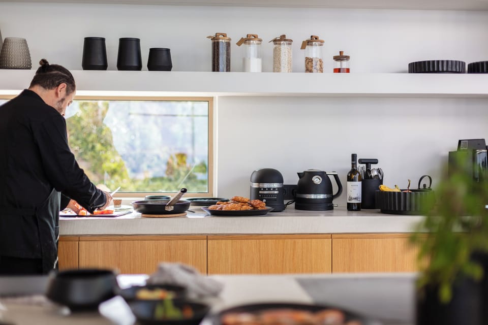 The state-of-the-art kitchen is perfect if you wish to have a chef prepare a meal for you!