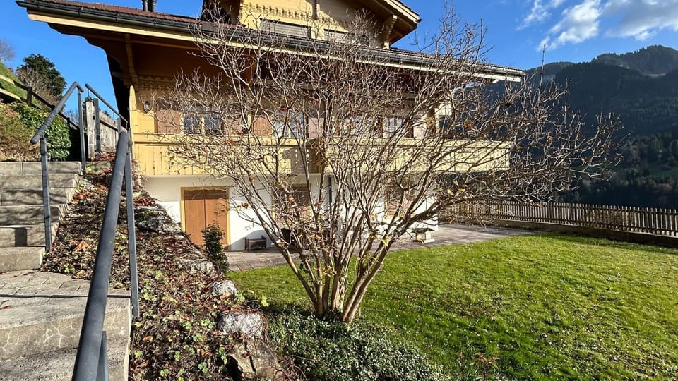 the chalet in summer 