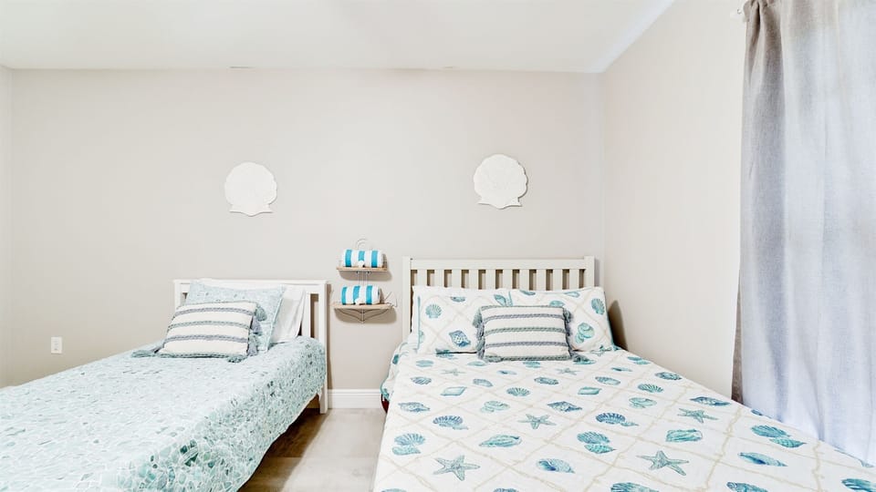 One Full-Size Bed.