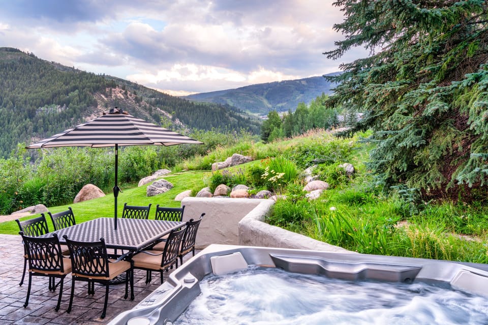 Patio & Hot Tub