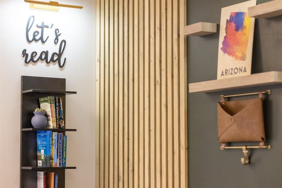 Books for all ages in our peaceful Reading Nook