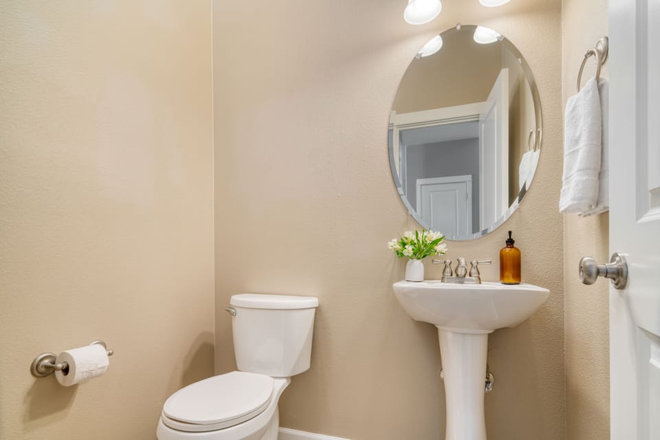 Half bathroom.