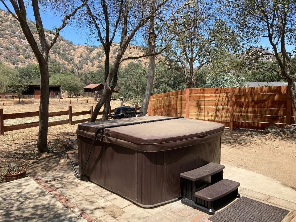 Your muscles called. This private hot tub after Sequoia is the answer.