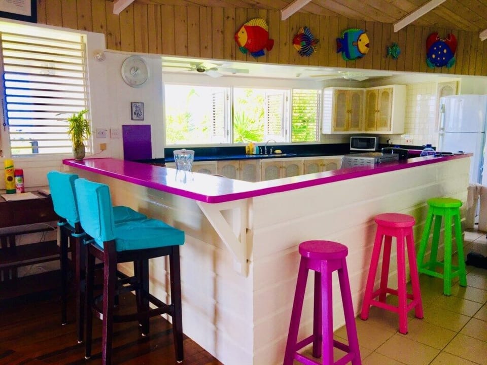 Large and lively kitchen