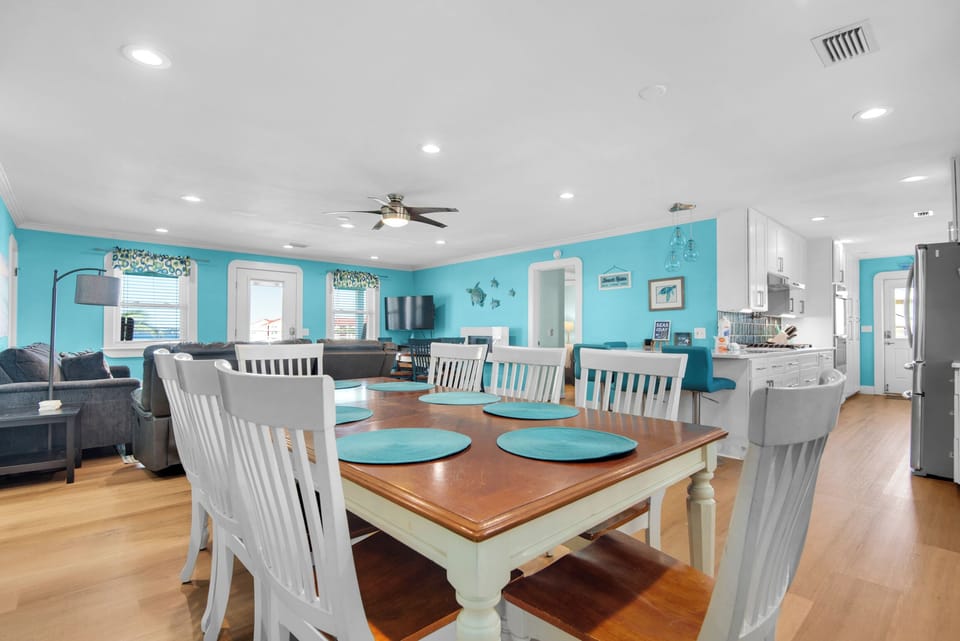Dining to living room view