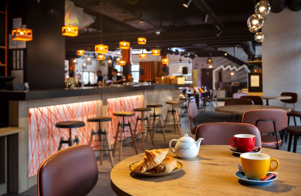 Hungry? Enjoy a delicious meal at the on-site restaurant.
