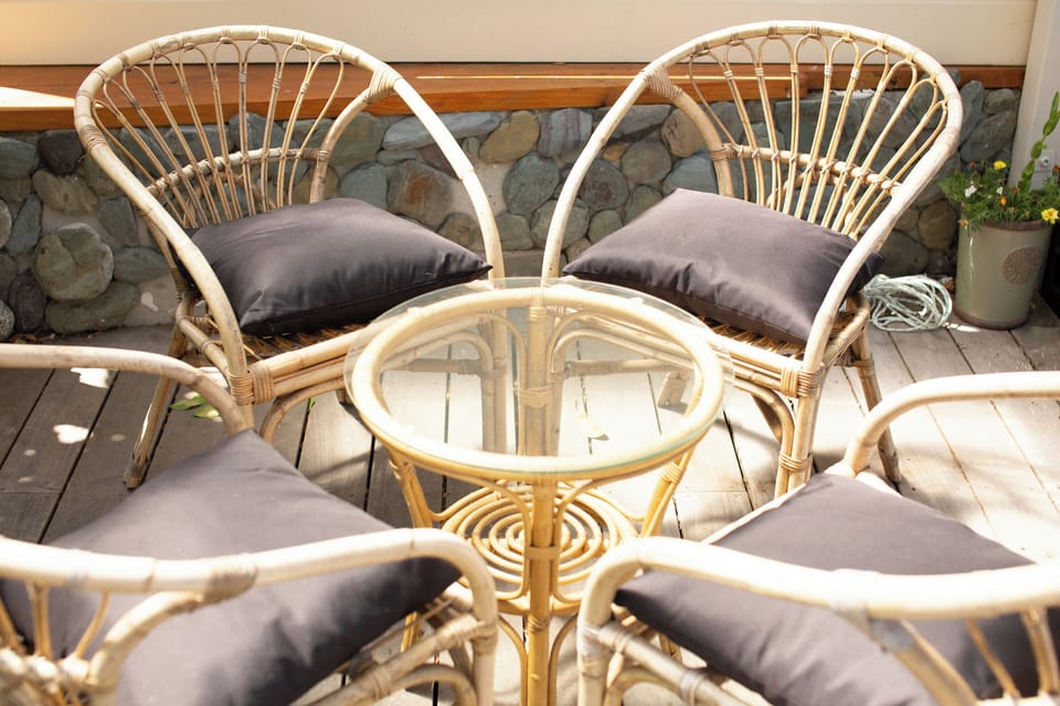 River view seating