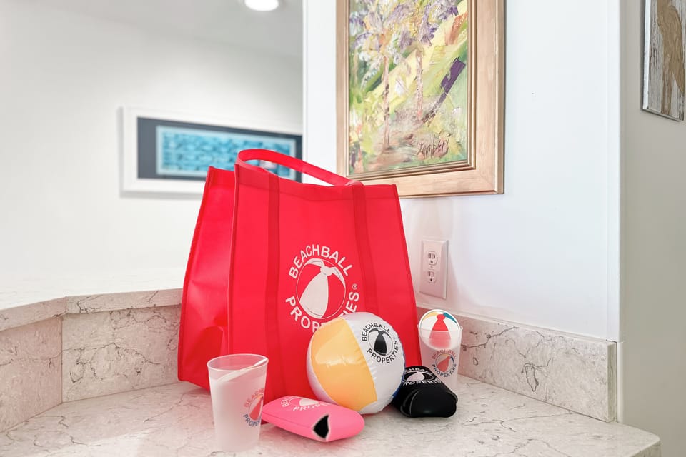 Beachball swag bag!