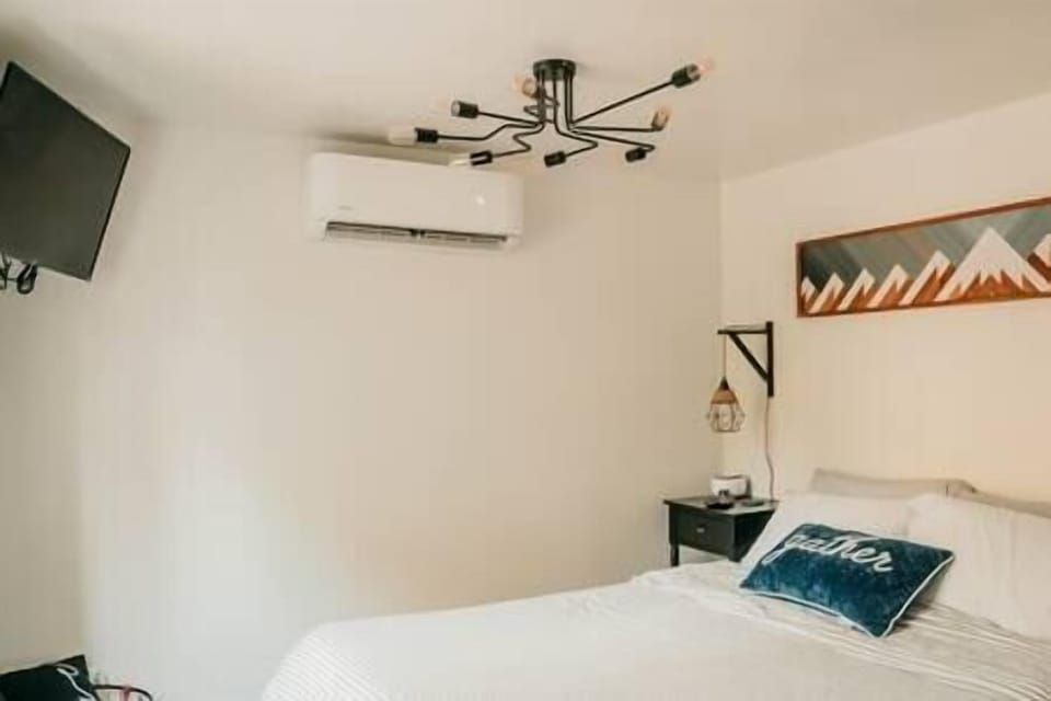 watch tv in the living room or the bedroom or enjoy the view out the windows