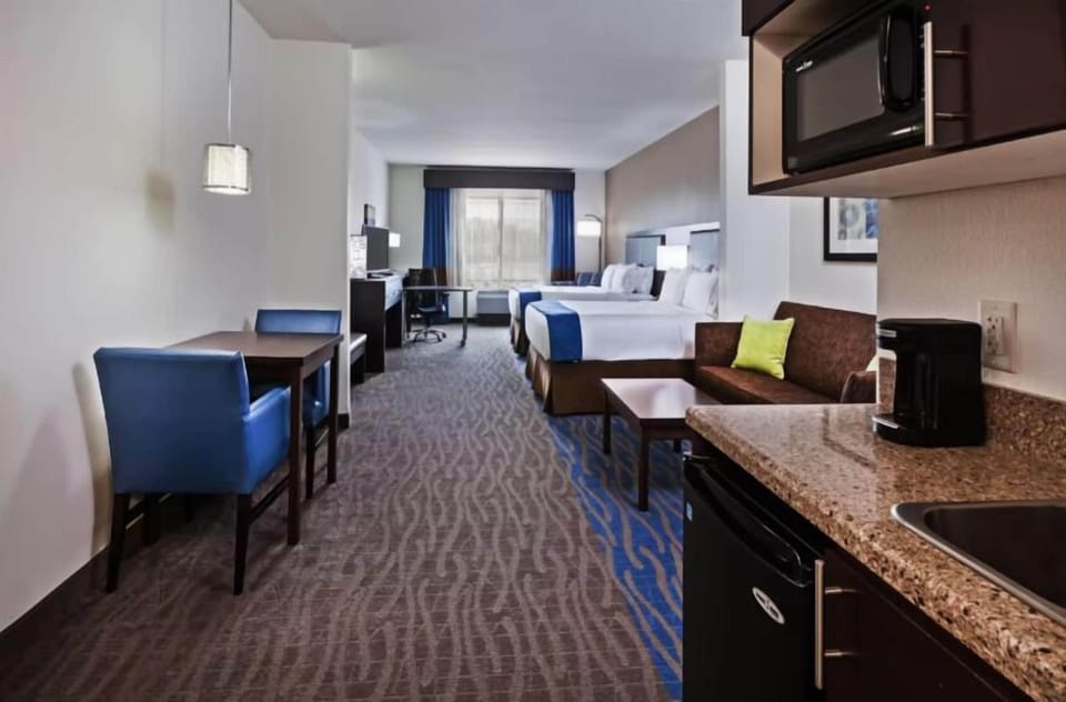 Suite, Two Queen Beds, Mobility Accessible, Non Smoking | Down comforters, desk, laptop workspace, soundproofing