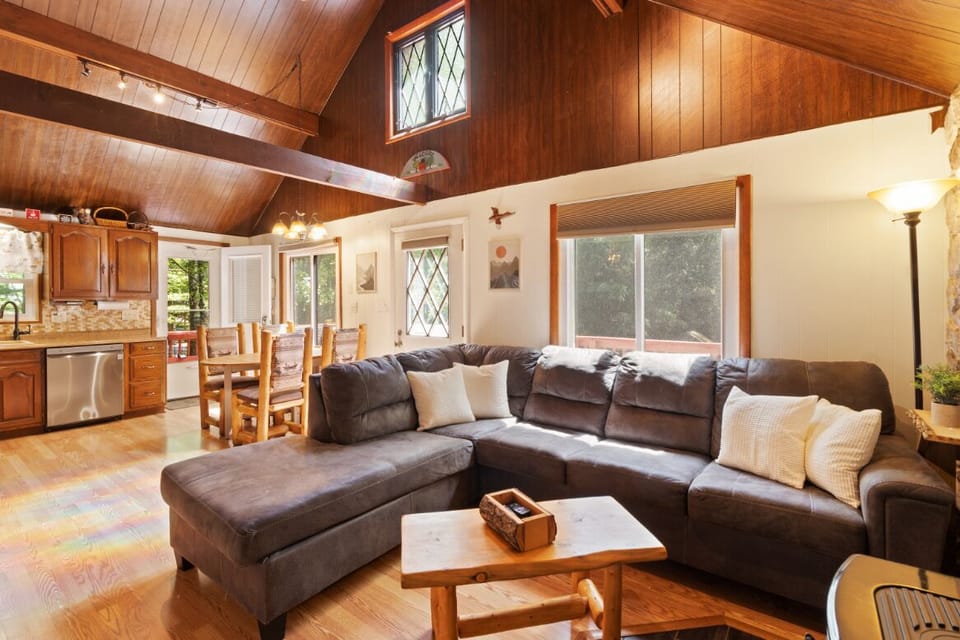 Beautiful living room where you can sit and watch TV