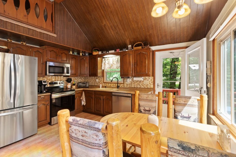 Bask in the natural light that fills our inviting dining area,