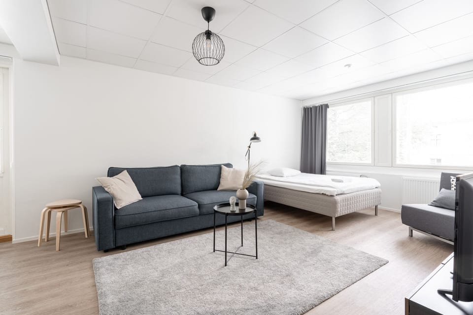 Spacious 1BR at Downtown with Balcony Apartment in Finland