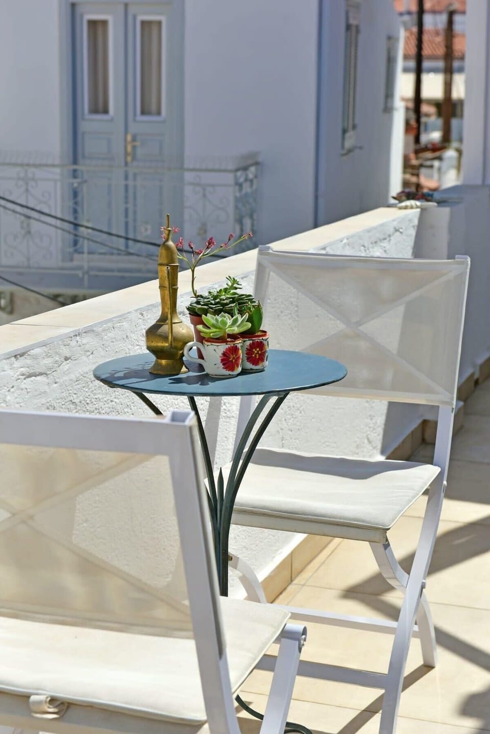 Cherish peaceful moments in our charming balcony seating
