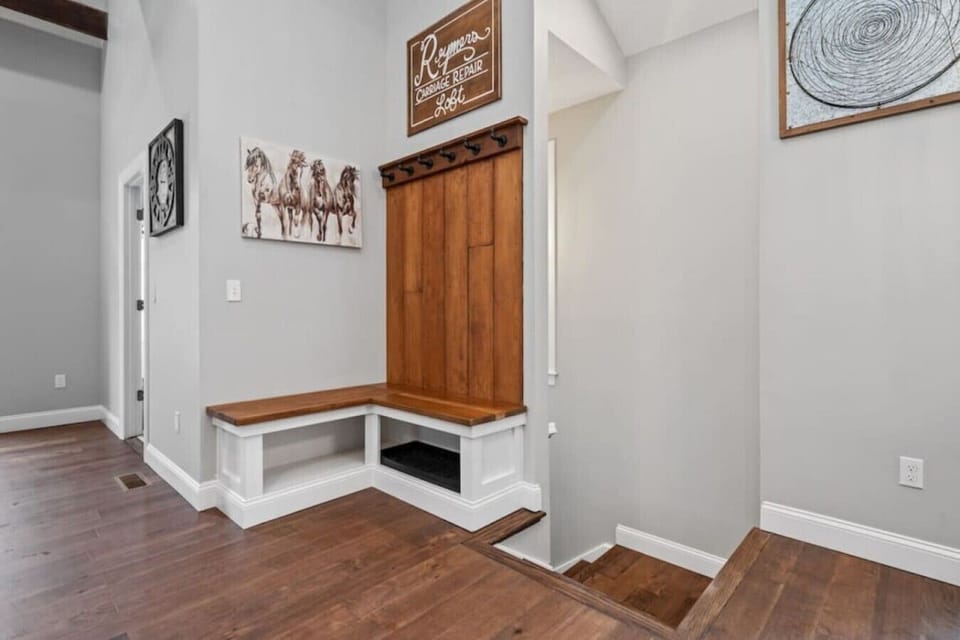 Mudroom - plenty of room for all of your coats and boots