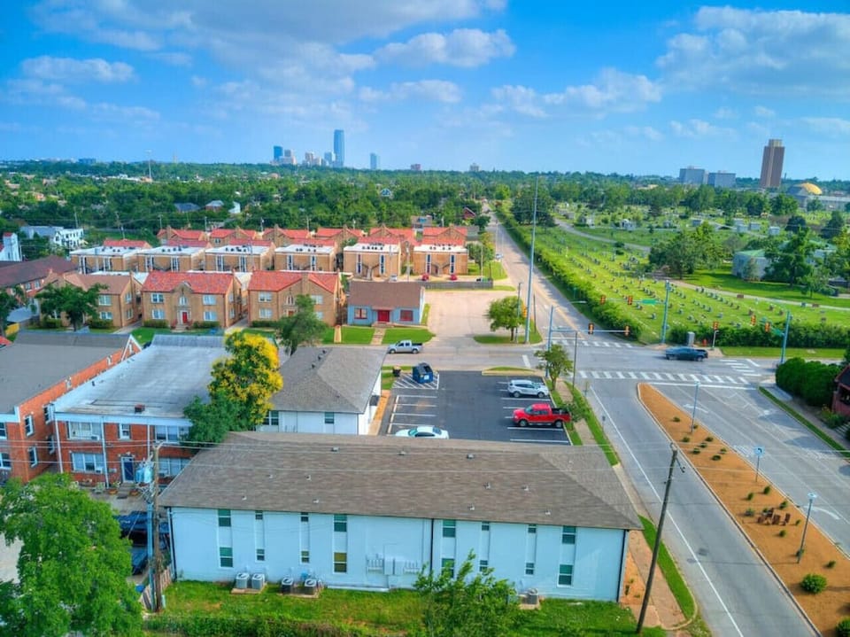 overhead view