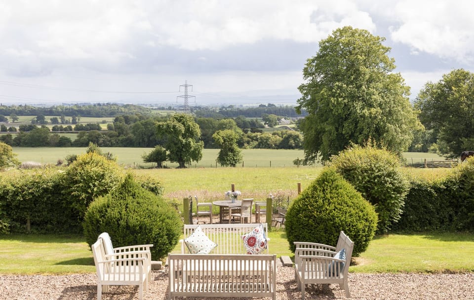 Cairnbank House - the front lawned garden is a wonderful spot for soaking up the views