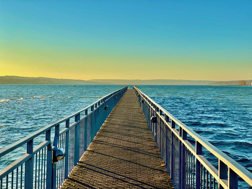 Main boardwalk in the town of Skaneateles 