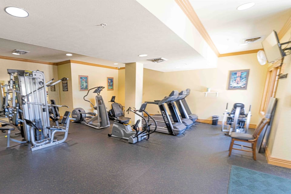Fitness room at the resort