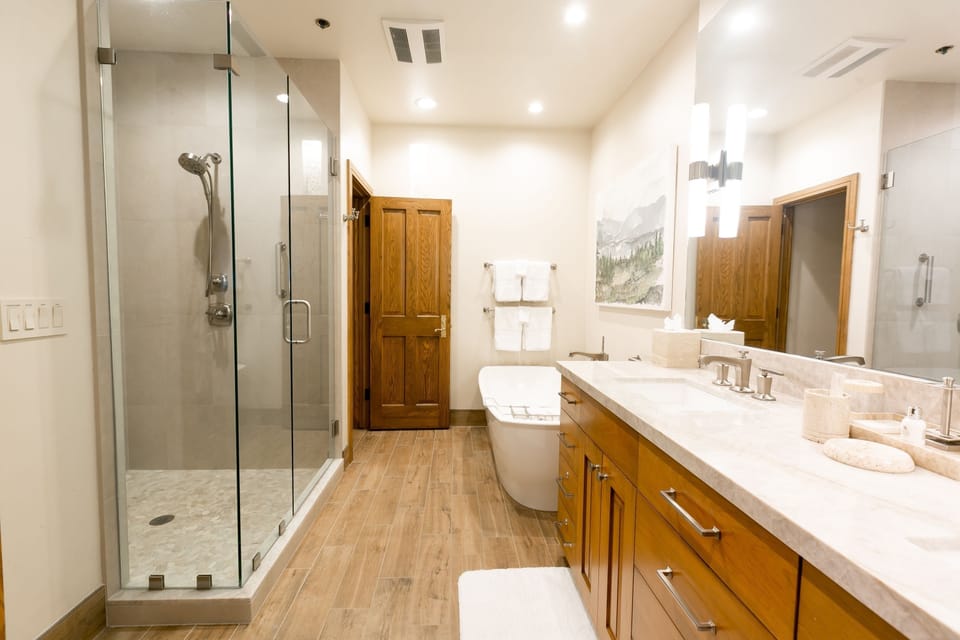 Room, Indoors, Door, Bathroom, Flooring
