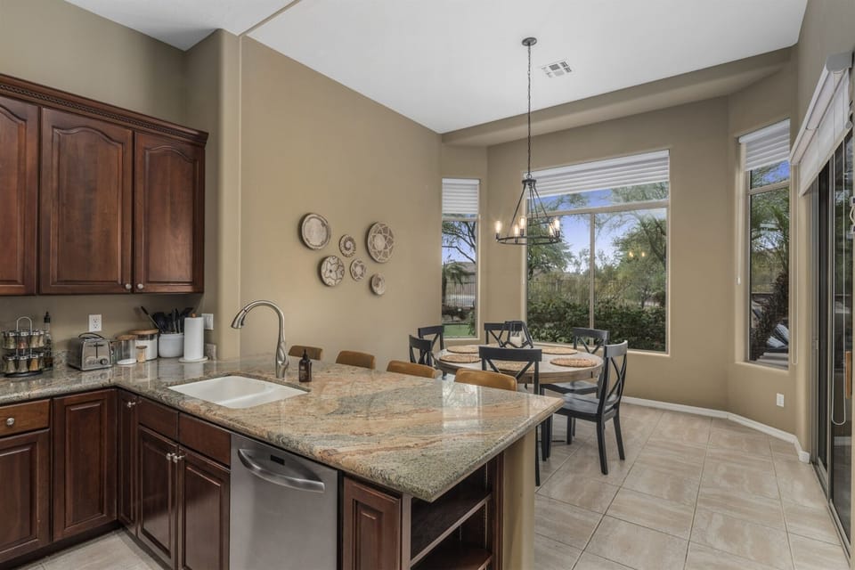 Kitchen with Granite Countertop
