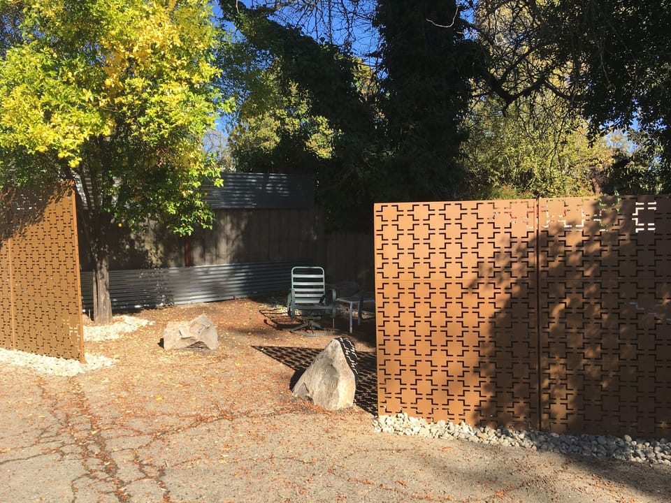 Just outside your door, relax and contemplate in a sunny, beautiful Power Spot. 