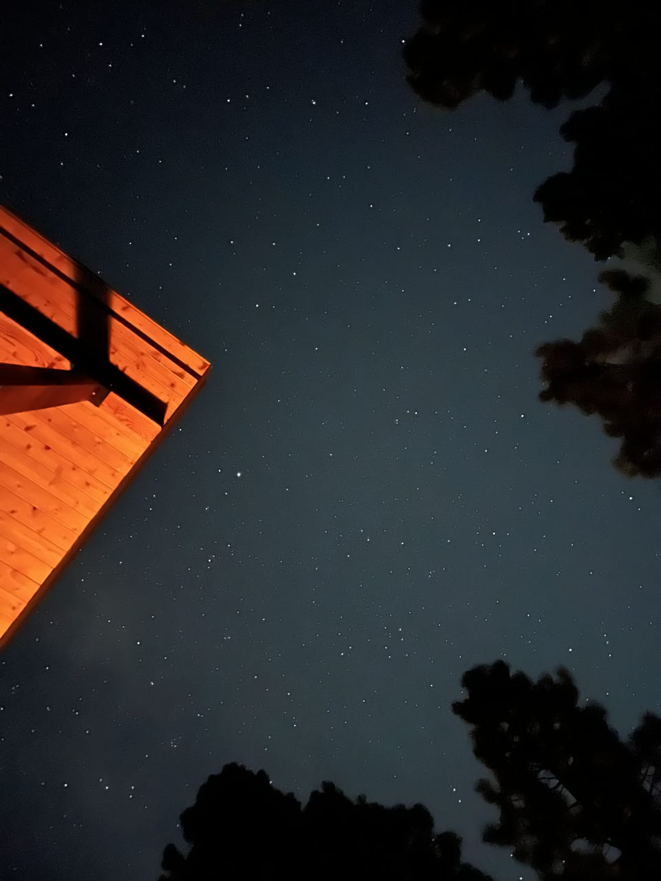 A beautiful starry Suncadia night by the fire 