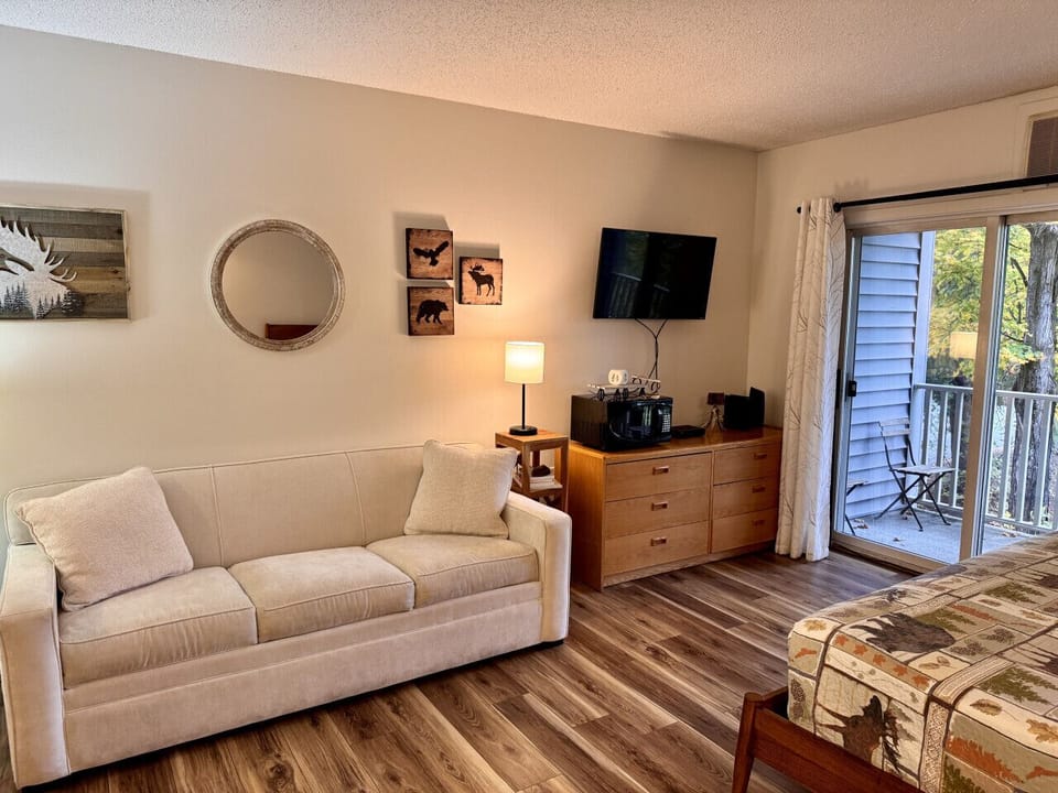 Comfy queen Sofa Bed and smart TV