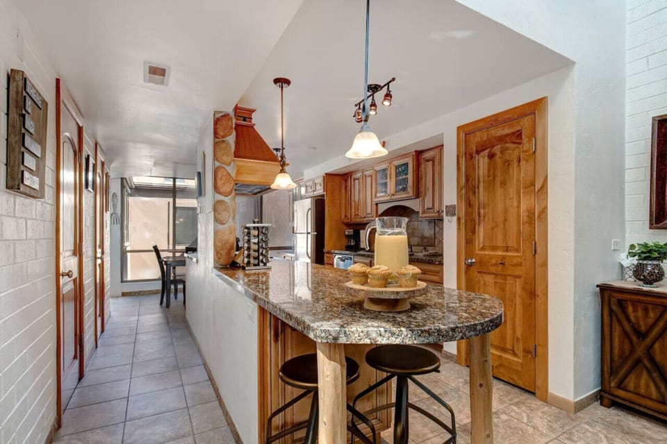 Whether you are cooking or enjoying take out, our spacious kitchen is perfect after a day on the mountain