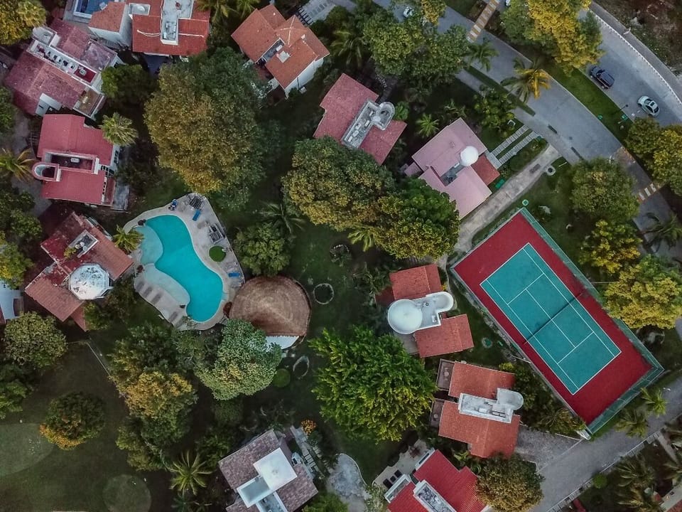 The house in the complex