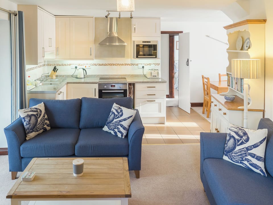 Well presented open plan living space | Poirot Cottage - Coppers Cottages, Lyme Regis