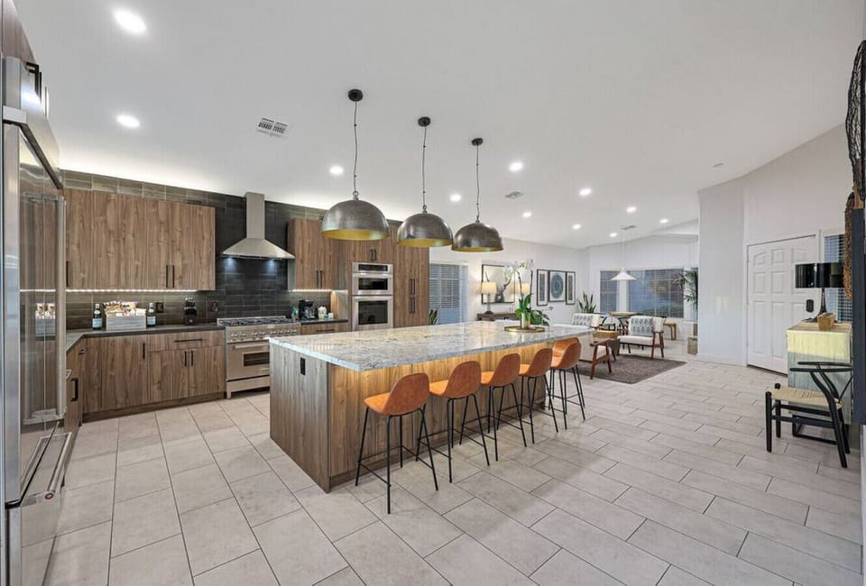 Expansive great room that allows for gathering while cooking to your heart`s content!