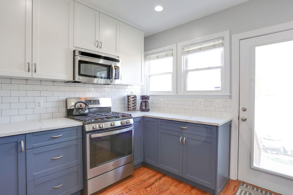 Newly renovated kitchen and oven