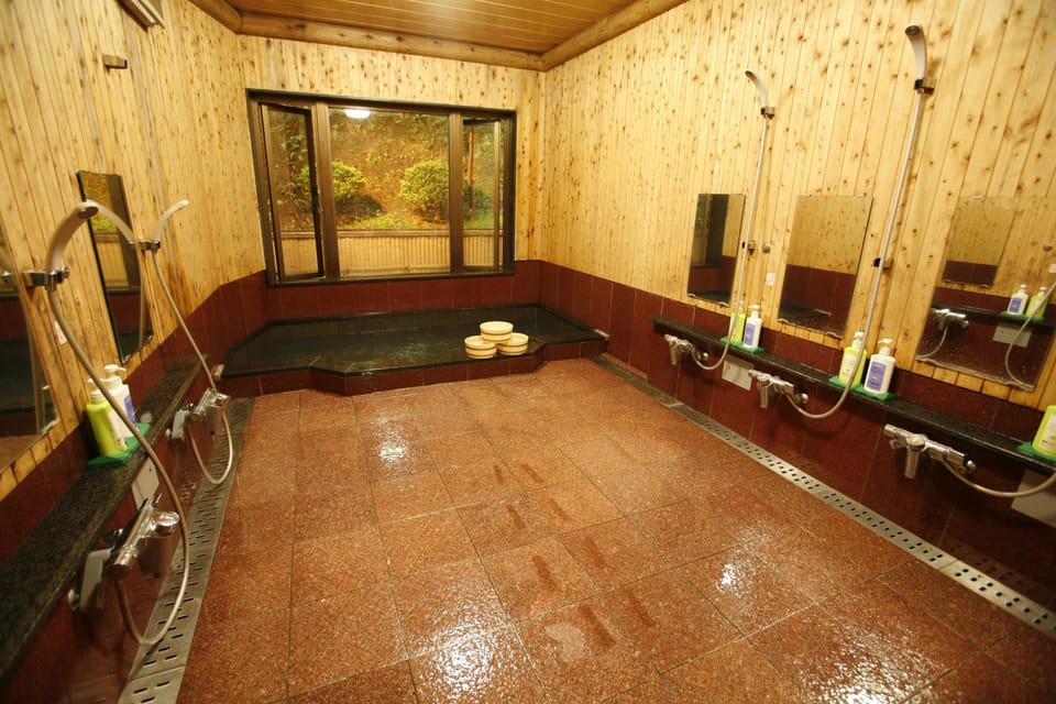 Indoor spa tub