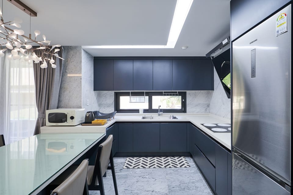 Premium Villa, 3 Bedrooms | Private kitchen | Full-size fridge, microwave, oven, stovetop