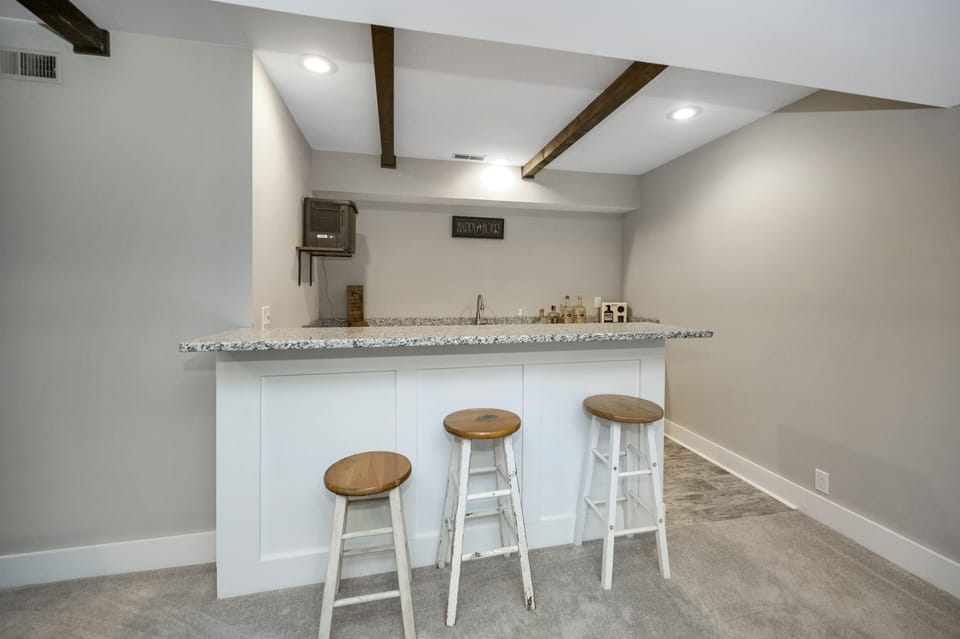 Downstairs wet bar