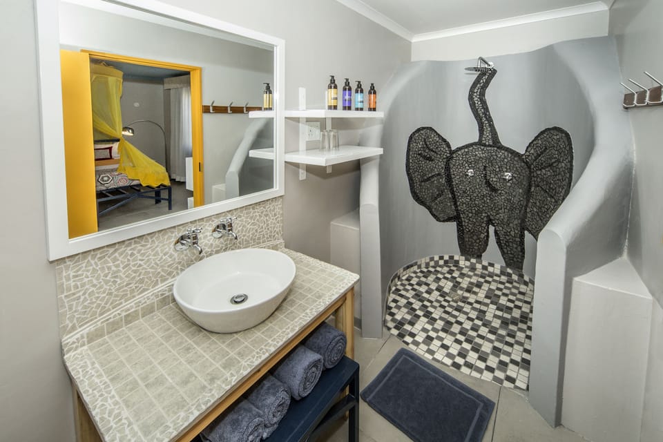 Shower, hair dryer (on request), towels