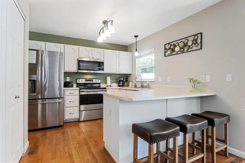 3 comfy counter bar stools for extra seating