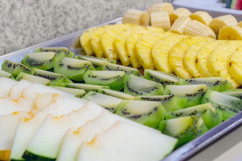 Daily buffet breakfast for a fee