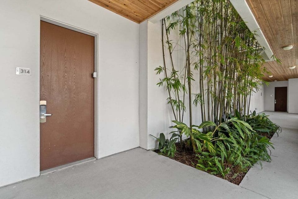 Entrance to the unit