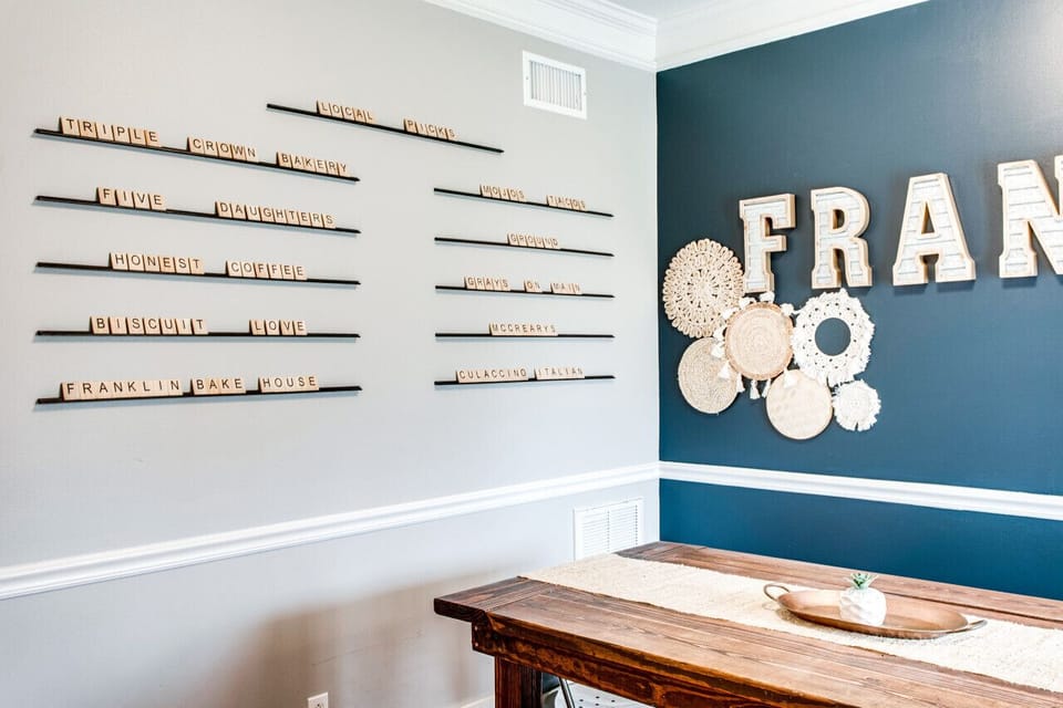 We recently added a suggestion wall of all of our favorite places in the area.