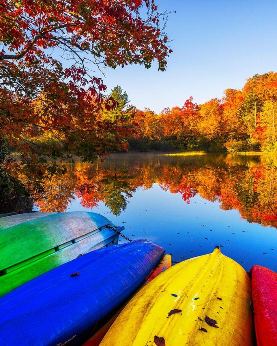 Autumn on Pocono Waterways.
