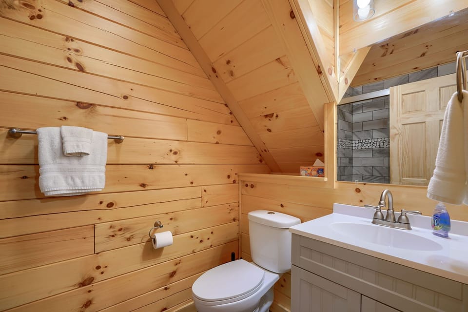 Bathroom on upper level