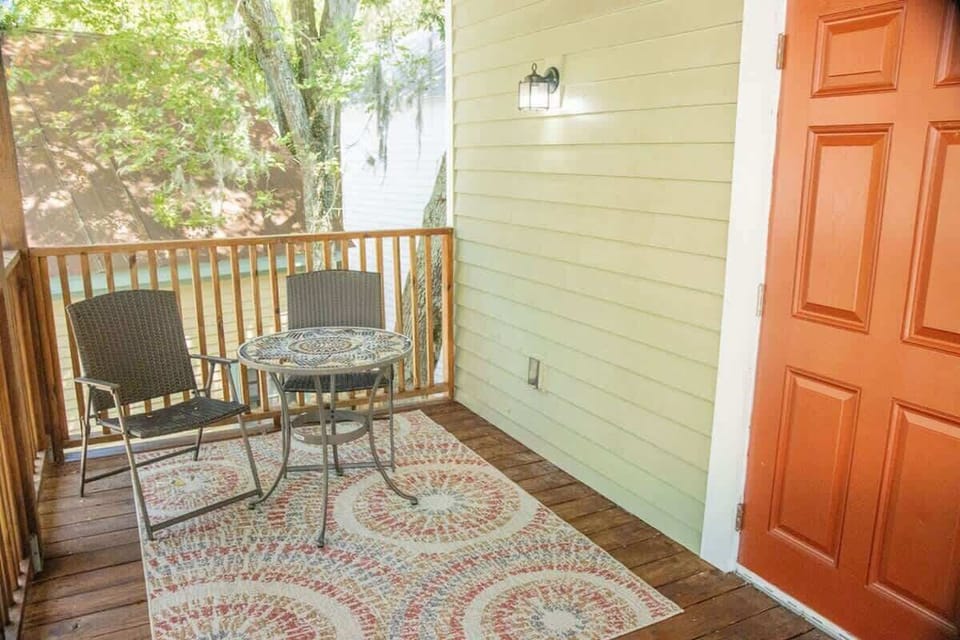Shared space in backyard