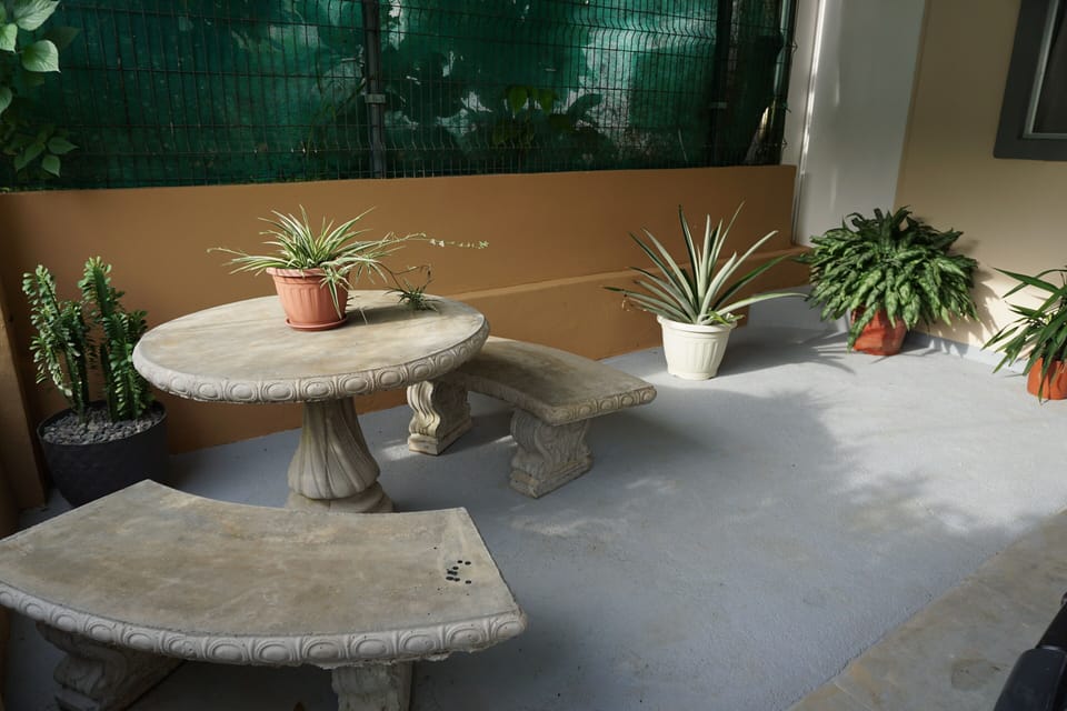 Outdoor Sitting area in front
