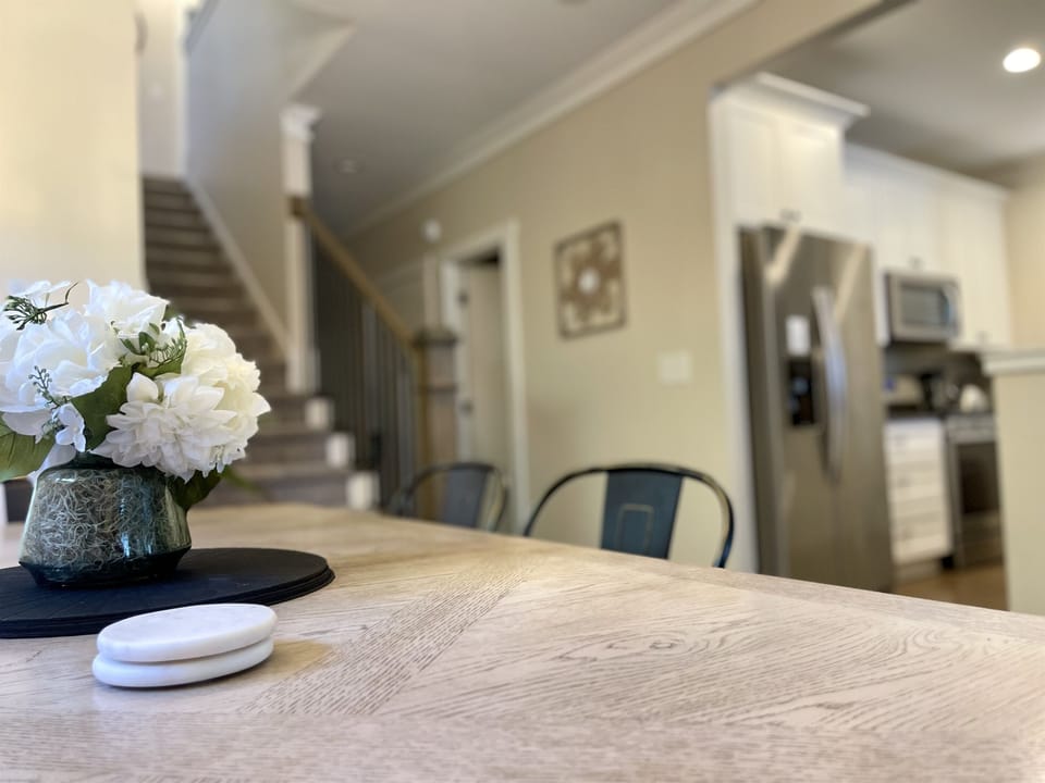 This peaceful home will help you relax after a long day in the city or working from within.